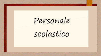 la scuola riparte per il personale scolastico